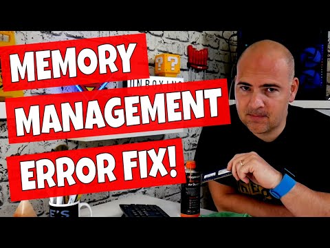 Windows Memory Management Error FIX  And Easy Fixes For RAM Sticks