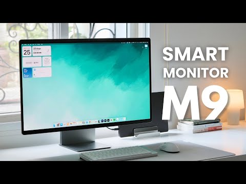 Unbox & Setup Màn Hình Mới Cho Góc Làm Việc Của Mình | Samsung Smart Monitor M9