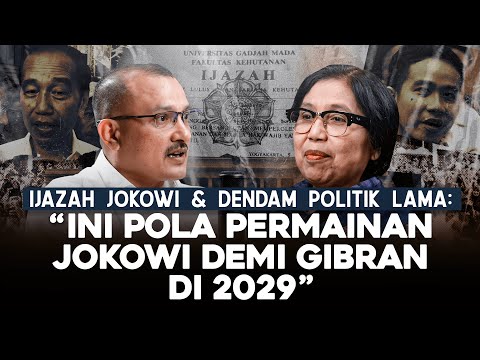 IJAZAH JOKOWI & DENDAM POLITIK LAMA: "INI POLA PERMAINAN JOKOWI DEMI GIBRAN DI 2029"
