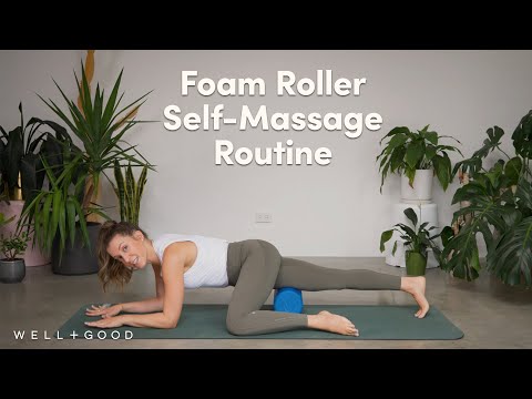 15 Minute Guided Foam Roller Workout for Self-Massage with @Go Chlo Pilates| Good Moves | Well+Good