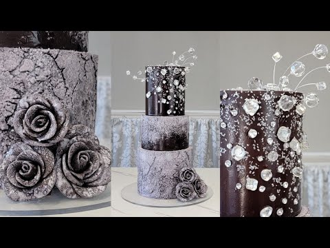 AI Designed A Cake in My Style and I Replicated It! | Modern Cake Design | SHINEY Edible Gem Tricks