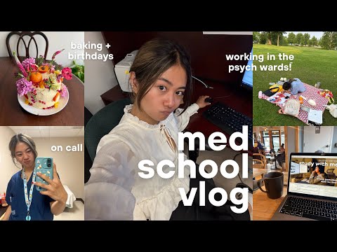 MED SCHOOL days in my life | hospital psychiatry, call shifts, research, and birthdays!