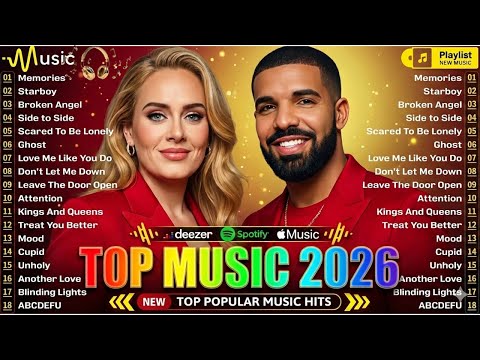 Spotify Pop Hits 2026🌊 Best Of Adele, Taylor Swift, Rihanna, Maroon 5, Ariana Grande, Dua Lipa