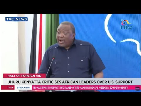 Stop Crying Over Trump's Withdrawal Of Foreign Aids, Kenyatta Tells African Leaders