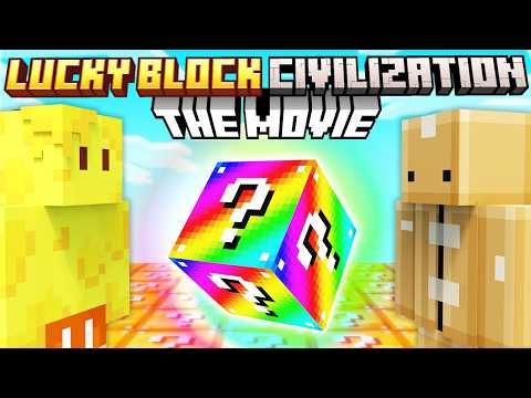 Minecraft LUCKY BLOCK Civilization: The Movie