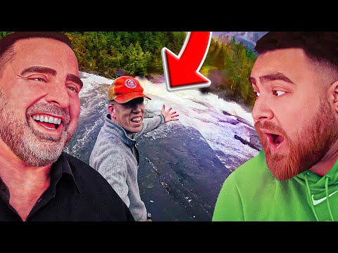 HE'S BUILT DIFFERENT! LosPollosTV And Dad React Stranded in Alaska's Rainforest 3 Days Solo Camping
