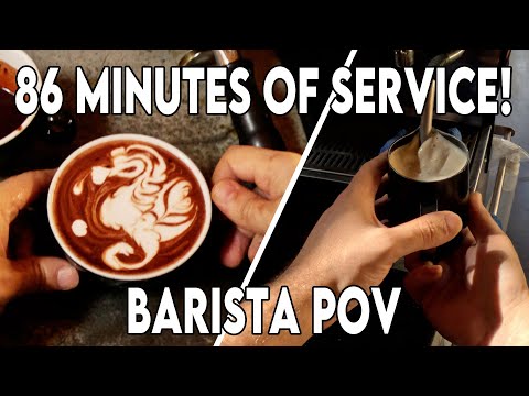POV  BARISTA shift on a Relaxing Sunday Morning | Coffee Shop Ambience | ASMR | Study & Relax