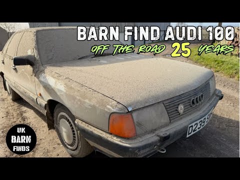 Barn Find 1987 Audi 100 Will It Start & First Wash In 25 YEARS!