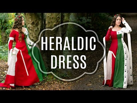 Making a Medieval Heraldic Dress! -- (Extra Long Vid!)
