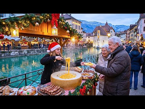 CHRISTMAS HIDDEN GEMS ๐ Most Cozy and Beautiful Christmas Village in the World - Annecy, France
