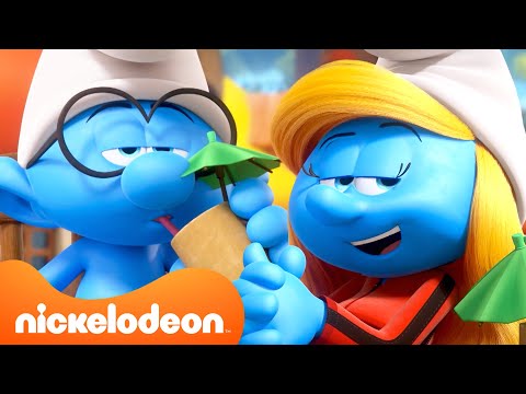 Smurfs Taking It Easy for 30 Minutes Straight 🌼 | @Nicktoons
