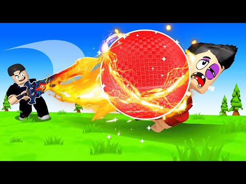 Smashing The Ball 8,187,989 MPH in Blade Ball (Roblox)