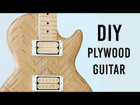 I Built a Guitar Out of Plywood  // Great Guitar Build-Off 2020 Unofficial Entry