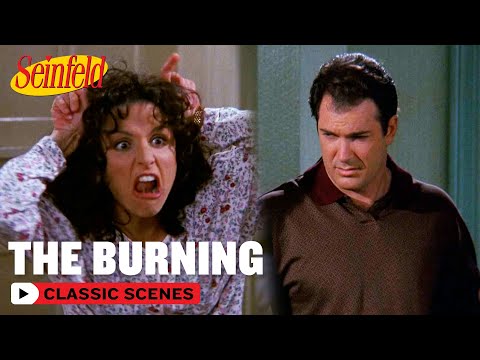 Elaine Steals Puddy's Jesus Fish | The Burning | Seinfeld