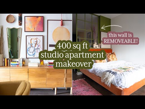 Studio Apartment Makeover With ZERO Closets and Storage
