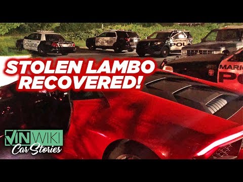 VINwiki found another stolen Lambo!
