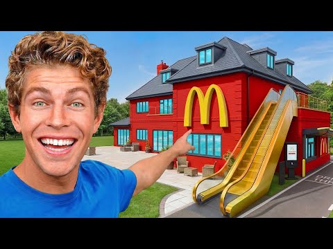 I Opened A REAL McDonald’s In My House!