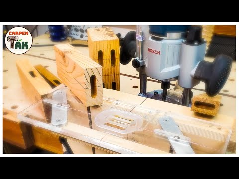 ⚡[DIY] Just a perfect self-centering mortising jig full build / Router project / WOODWORKING