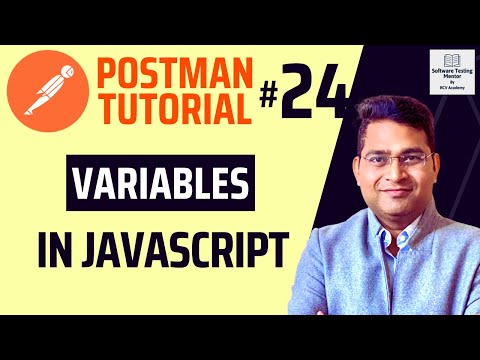 Postman Tutorial #24 -Variables in JavaScript | JavaScript for Postman