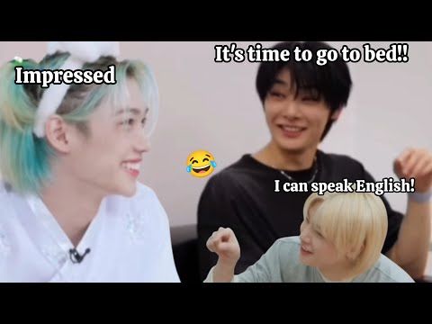 Jeongin speaking "BETTER" English than Felix for 4 minutes