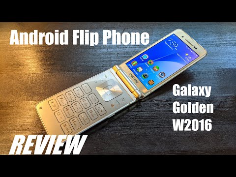 Using a Smart Flip Phone in 2024 - Samsung Galaxy Golden W2016 Review - Better than Galaxy Folder?