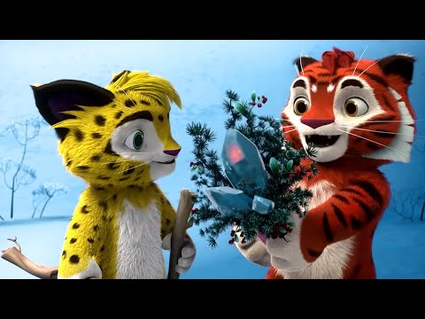 🐯 Лео и Тиг 🦁 — Чемпионы Нового Года — Серия 26 — Развивающий мультфильм о животных