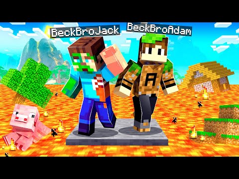 Minecraft, But LAVA RISES Every Second!