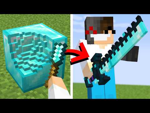 Minecraft But Anything I Chisel, I Get
