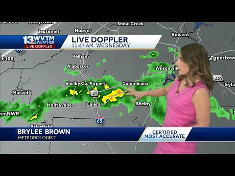 Occasionally wet, but very warm in Alabama's extended forecast.