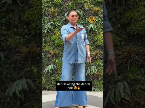 Rani Mukerji looks stunning in an all denim look 😍🔥