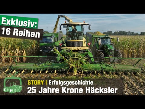 25 Jahre Krone BiG X Feldhäcksler | Exklusiv: 16 Reihen X-Collect Maisgebiss | Maisernte in den USA