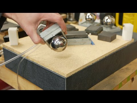 Make vacuum pre-loaded spherical air bearings without special tools