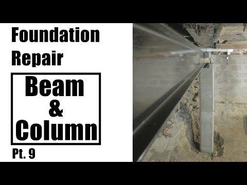 Foundation Repair: Column Form, Pour and Beam Install Pt 9