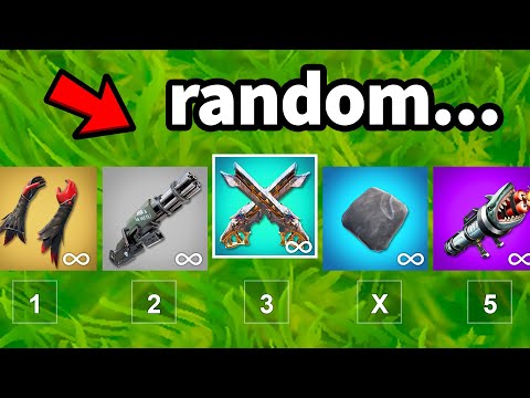 Fortnite but EVERYONE HAS RANDOM ITEMS!