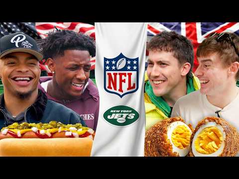 American vs English Snacks! Ft. The New York Jets