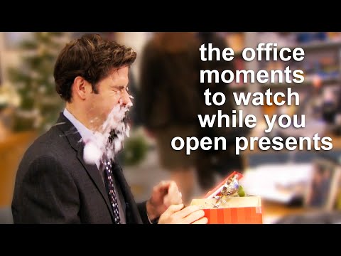the office moments to watch while you open christmas presents | Comedy Bites
