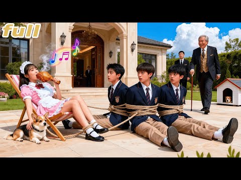 No One Dare Discipline CEO’s 4 Unruly Sons—Until Wild Maid Starve Them 3 Day To Tame Them! Love Hit!