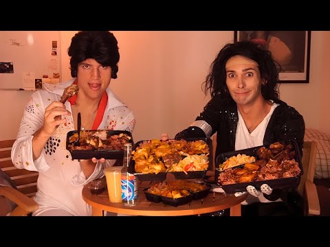 MJ and Elvis Jamaican Mukbang
