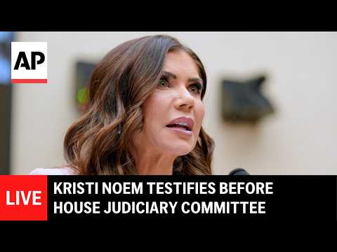 LIVE: Kristi Noem testifies before House Judiciary Committee