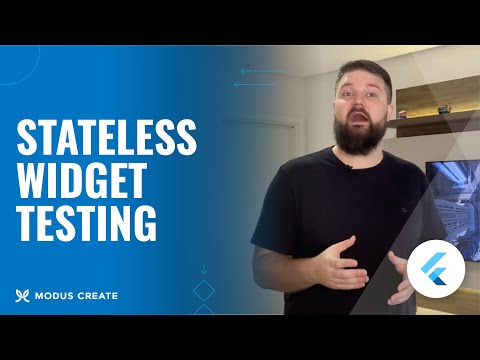 Flutter Stateless Widget Testing