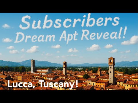 Beautiful LUCCA, ITALY Apartment Tour! See What Our Subscribers Did!