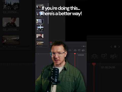 There's a new FASTER way to cut on the EDIT page in DaVinci Resolve 20 #davinciresolve