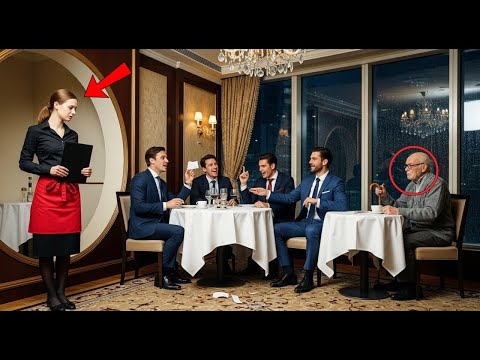 Cuatro ricos se niegan a pagar a la camarera… hasta que el millonario aparece detrás