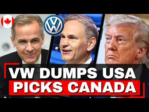 Volkswagen Ditches US, Builds $7B Gigafactory in Canada as Trump's Tariffs BACKFIRE