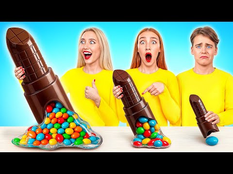 Big, Medium and Small Plate Challenge | Epic Cooking Hacks by Multi DO Challenge