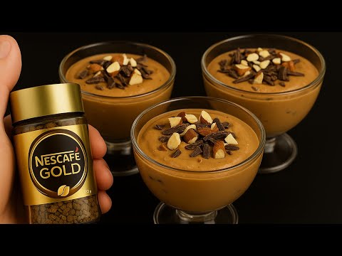 Kaffeemousse in 5 Minuten! Mit Sahne – das cremigste Dessert überhaupt!