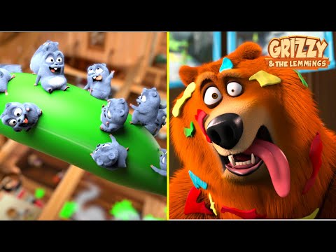 Explosive Lemmings I Grizzy & the lemmings Compilation 🐻🐹