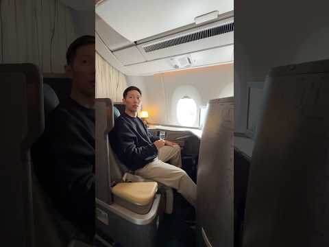 China Air “Premium” Business Class Experience ✈️ #shorts #travel