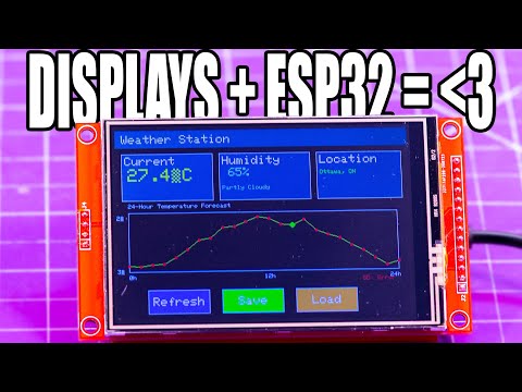 Touch Your ESP32! - Custom PCB For 3.5" TFT LCD With TOUCH!