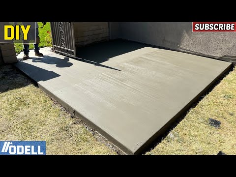 EASY BEGINNER CONCRETE SHED SLAB!